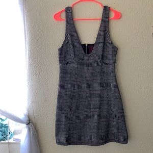 Topshop Plaid Mini Dress